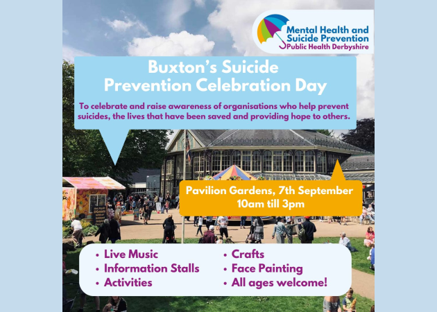 Buxton’s suicide prevention celebration event