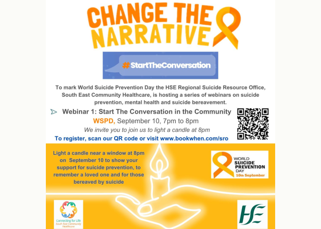 Changing the Narrative on Suicide Webinar 1: Start the Conversation in the Community