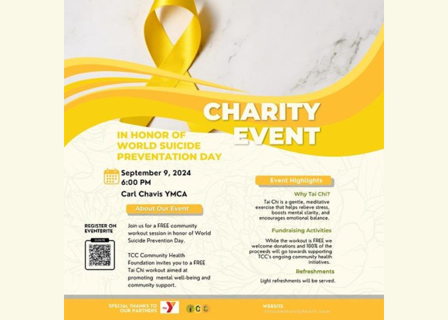 FREE Community Tai Chi Workout In Honor of World Suicide Prevention Day