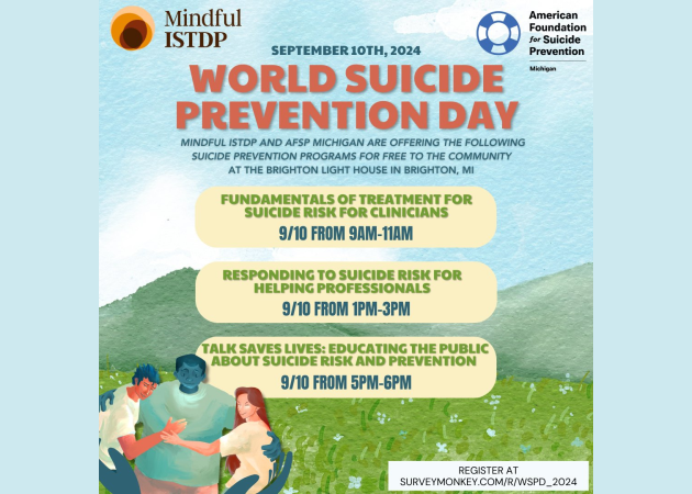 Mindful ISTDP’s World Suicide Prevention Day Programs