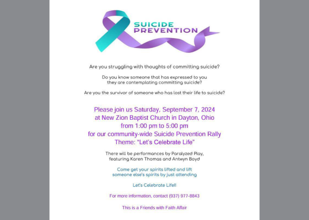 Suicide Prevention Rally