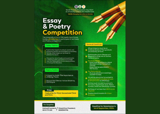 Essay and poetry competition