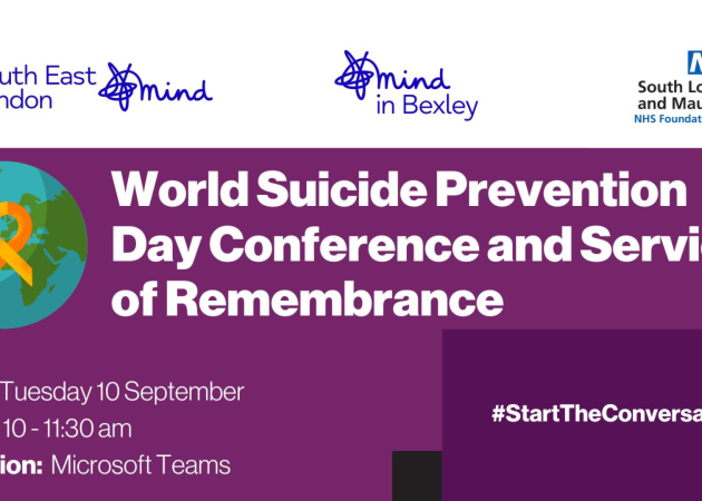 World Suicide Prevention Day Conference and Service of Remembrance