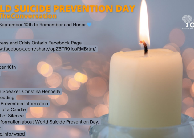 World Suicide Prevention Day: Start the Conversation