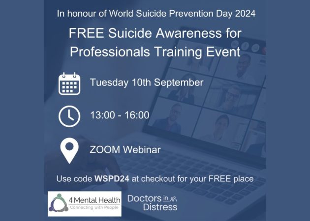 WSPD Suicide Awareness for Professionals Webinar