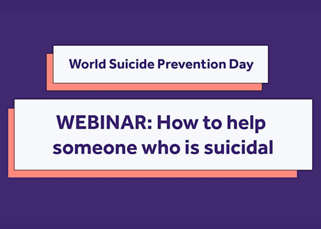 Webinar: How to help someone who is suicidal