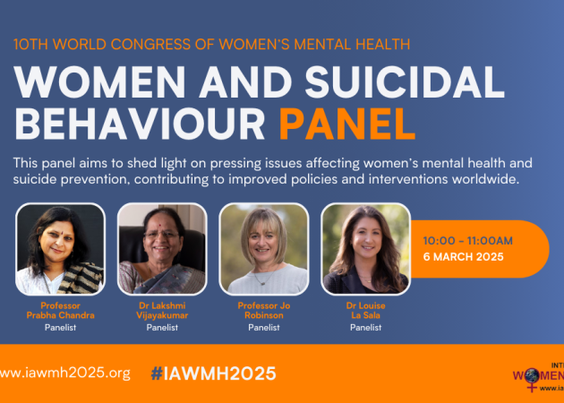 Women and Suicidal Behaviour at the 10th World Congress of Women’s Mental Health